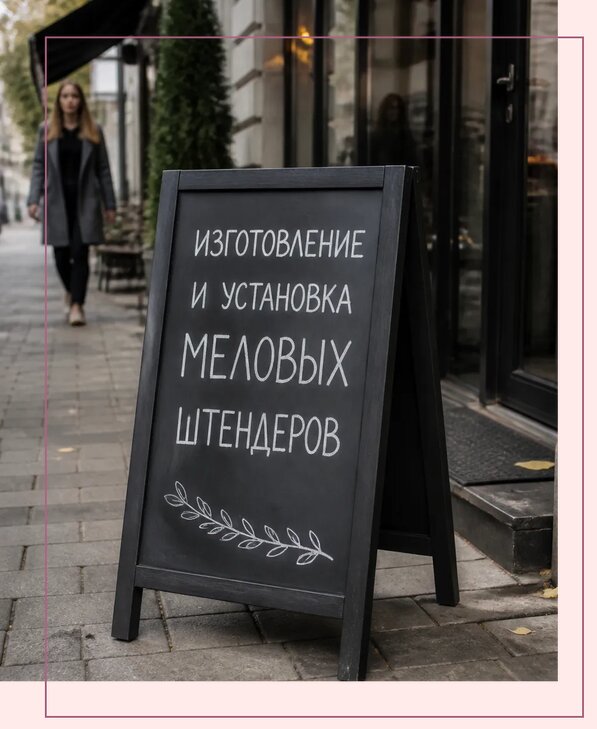 Меловые штендеры в Валуйках по цене от 6919 р. | Аванза-Вли